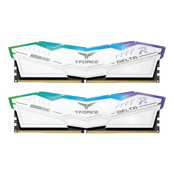 32GB T-Force Delta RGB  (2x16GB) 6000MHz DDR5 | White